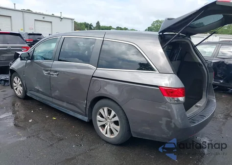 2015 Honda Odyssey Ex z USA, uszkodzony, nr VIN 5FNRL5H41FB054579